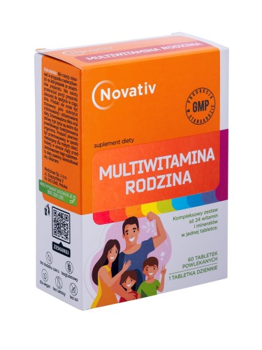 Novativ Multiwitamina Rodzina 60tabl. - 2421534