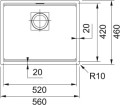 Zlewozmywak FRANKE Kanon KNG 110-52 - 2415685