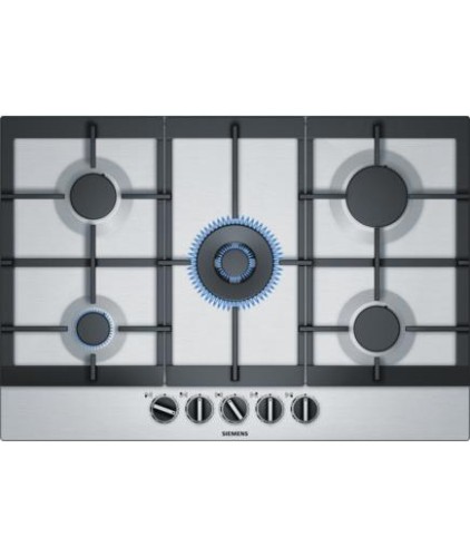 Płyty gazowa Siemens EC 7A5RB90 (5 pól grzejnych; kolor inox) - 710107