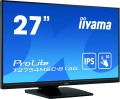 iiyama ProLite T2754MSC-B1AG monitor komputerowy 68,6 cm (27") 1920 x 1080 px Full HD LED Ekran dotykowy Przeznaczony dla wielu użytkowników Czarny - 2341527