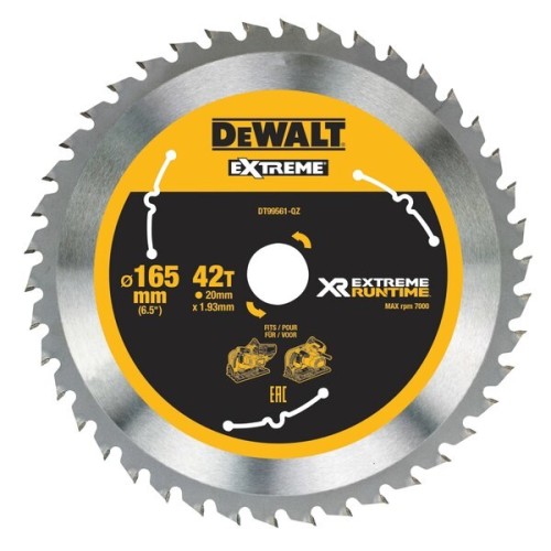 DeWALT DT99561-QZ ostrze do piły tarczowej 16,5 cm 1 szt. - 2283721