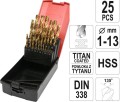Yato YT-44676 wiertło Zestaw wierteł 25 szt. - 2371415