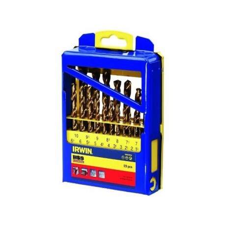 IRWIN WIERTŁO METAL TYTAN KPL.19szt. 1,0 10,0mm co 0,5mm - 2420810