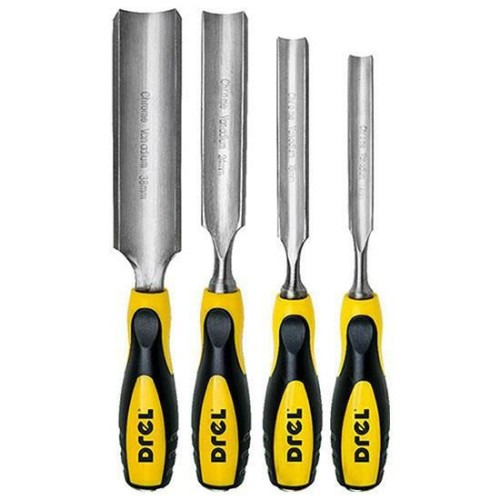 Zestaw dłut do drewna DREL (24mm,38mm,14mm,18mm 4szt.) - 1950150
