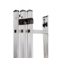 AWTOOLS drabina aluminiowa BASIC 3x6 STOPNI 150kg - 2420829