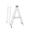 AWTOOLS drabina aluminiowa BASIC 3x6 STOPNI 150kg - 2420825