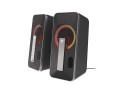 GENESIS Helium 100 BT RGB zestaw głośników 10 W PC/Laptop Czarny, Srebrny 2.0 kan. Bluetooth - 2318642