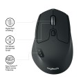 Mysz bezprzewodowa Logitech M720 Triathlon optyczna czarna - 785062