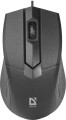 Mysz przewodowa Defender OPTIMUM MB-270 OPTICAL 1000dpi 3P czarna - 2422102
