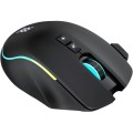 Mysz bezprzewodowa Defender THUNDER GM-213 optyczna 1600dpi czarna RGB AKUMULATOR 8 przycisków Gaming - 2422115