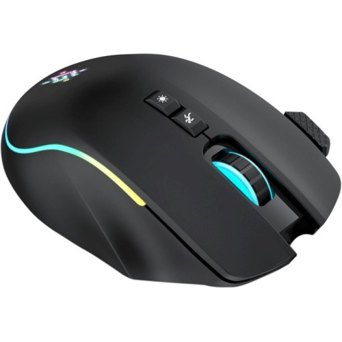 Mysz bezprzewodowa Defender THUNDER GM-213 optyczna 1600dpi czarna RGB AKUMULATOR 8 przycisków Gaming - 2422115