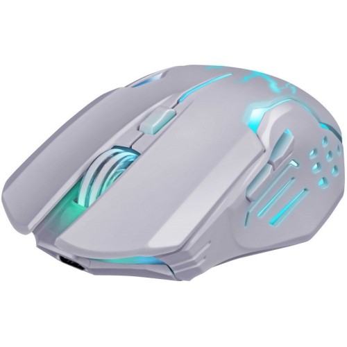 Mysz bezprzewodowa Defender KATANA GM-511 optyczna 3200dpi biała RGB AKUMULATOR 7 przycisków Gaming bezklikowa silent - 2422125
