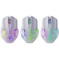 Mysz bezprzewodowa Defender KATANA GM-511 optyczna 3200dpi biała RGB AKUMULATOR 7 przycisków Gaming bezklikowa silent - 2422119