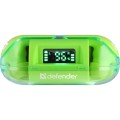 Słuchawki z mikrofonem Defender TWINS 916 bezprzewodowe Bluetooth zielone - 2422198