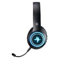 Słuchawki z mikrofonem Defender FREEMOTION B571 bezprzewodowe Bluetooth podświetlane + MP3 Player + mikrofon, czarne - 2422214