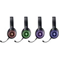 Słuchawki z mikrofonem Defender FREEMOTION B571 bezprzewodowe Bluetooth podświetlane + MP3 Player + mikrofon, czarne - 2422212