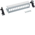 Hager Patch Panel 12M Keystone, bez modułów, szyna TS lub płyta montażowa - 1930774