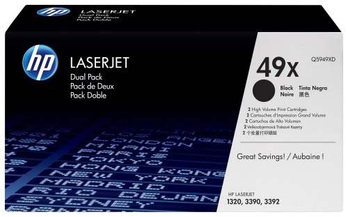 HP 49X kaseta z tonerem 2 szt. Oryginalny Czarny - 1933051