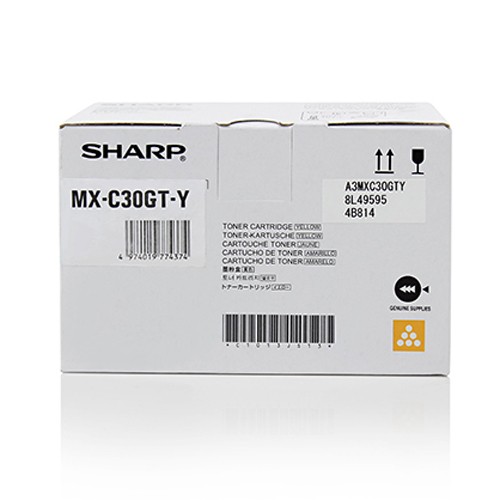 Sharp MXC30GTY kaseta z tonerem 1 szt. Oryginalny Żółty - 2424048
