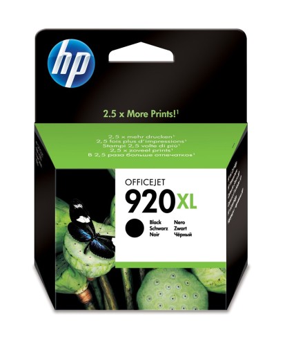 HP 920XL oryginalny wkład atramentowy czarny XL - 1934359