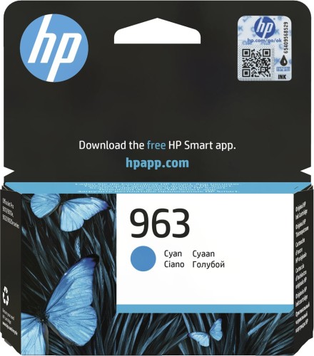 HP 963 oryginalny wkład atramentowy błękitny - 1934389