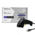 Czytnik kodów kreskowych Qoltec laserowy 1D | USB | Czarny - 2424716