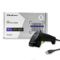 Czytnik kodów kreskowych Qoltec laserowy 1D | USB | Czarny - 1132396