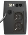 Zasilacz awaryjny UPS Power Walker Line-Interactive 600VA SCL 2x Schuko 230V RJ11/45 In/Out USB LCD - 2425130