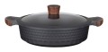 Resto Kitchenware 93506 garnek 4,4 l Okrągły Czarny, Drewno - 2425642