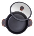 Resto Kitchenware 93506 garnek 4,4 l Okrągły Czarny, Drewno - 2425646
