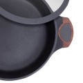Resto Kitchenware 93506 garnek 4,4 l Okrągły Czarny, Drewno - 2425647