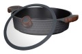 Resto Kitchenware 93506 garnek 4,4 l Okrągły Czarny, Drewno - 2425644
