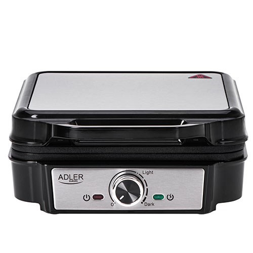 Adler AD 3083 gofrownica 4 gofry 1800 W Czarny, Srebrny - 2426179