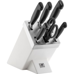 Zestaw noży samoostrzących ZWILLING Four Star 35148-207-0 7 elementów biały