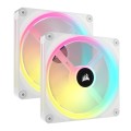 Corsair CO-9051008-WW system chłodzenia komputerów Obudowa komputera Wentylator 14 cm Biały 2 szt. - 2427248