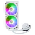 COOLER MASTER CHŁODZENIE WODNE CPU MASTERLIQUID 240L CORE ARGB BIAŁE MLW-D24M-A18PZ-RW - 2427287