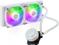 COOLER MASTER CHŁODZENIE WODNE CPU MASTERLIQUID 240L CORE ARGB BIAŁE MLW-D24M-A18PZ-RW - 2303564