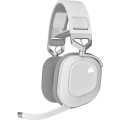 Corsair HS80 RGB Zestaw słuchawkowy Bezprzewodowy Opaska na głowę Gaming Biały - 2427944