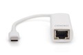 Karta sieciowa DIGITUS przewodowa USB 3.0 Typ C do Gigabit Ethernet 10/100/1000Mbps - 2428279