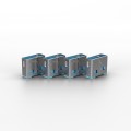 Blokada portów USB LINDY10 szt Port Locks (no Key) Blue - 2428283
