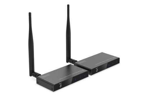 Digitus Bezprzewodowy zestaw przedłużacza/rozdzielacza sygnału HDMI (100 m, 1 x 4) - 2247294