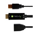 Techly ICOC HDMI-DP12A konwerter sygnału wideo 4096 x 2160 px - 2428357