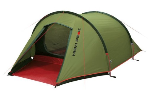 High Peak Kite 2 Extra Leichtgewicht Namiot kopułowy 2 os. Zielony, Czerwony - 2247735