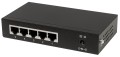 Intellinet 561228 łącza sieciowe Nie zarządzany Gigabit Ethernet (10/100/1000) Obsługa PoE Czarny - 2428627