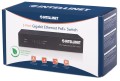 Intellinet 561228 łącza sieciowe Nie zarządzany Gigabit Ethernet (10/100/1000) Obsługa PoE Czarny - 1125255