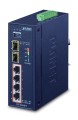 PLANET IGS-624HPT łącza sieciowe Nie zarządzany Gigabit Ethernet (10/100/1000) Obsługa PoE Niebieski - 2248097