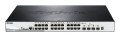D-Link DGS-1510-28XMP/E łącza sieciowe Zarządzany L2/L3 Gigabit Ethernet (10/100/1000) Obsługa PoE Czarny, Szary - 2428649