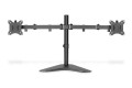 DIGITUS STOJAK BIURKOWY PODWÓJNY 2XLCD MAX. 32" MAX. 2X 8KG UCHYL.-OBROT QUICK-RELEASE DA-90401 - 2145256