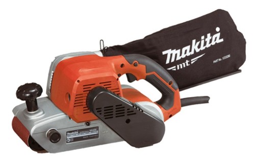 Makita M9400 przenośna szlifierka Szlifierka taśmowa Pomarańczowy, Srebrny 940 W - 2151278