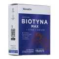 Novativ Biotyna MAX+Cynk+Krzem 60 tabletek + 15 tabletek gratis - 2433880